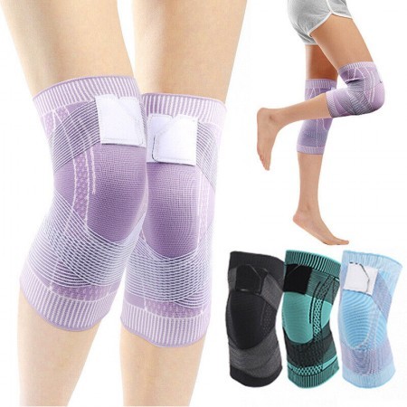(১ পিস এক পায়ের) Knee Pain Reducer Brace For Walk Run Knee Compression